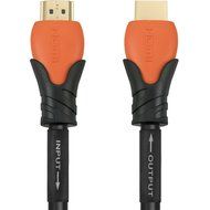 A-tech Series Blue&amp;black - High speed Hdmi Cable 100 Ft with Built-in Signal Booster Metal Black Case,Supports... N55