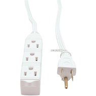 GE JASHEP50669 3-Outlet Grounded Office Cord (White) by GE