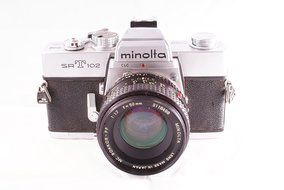 Minolta SR-T 102 / SR-T Super / SR-T 303 SLR camera body and lens N3
