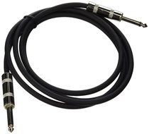 Seismic Audio - SASTSX-6 - 6 Foot TS 1/4" Guitar, Instrument, or Patch Cable Black