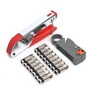 Compression Tool F BNC RCA RG6 RG59 Connector Fitting Cable Coax Coaxial Crimper N4