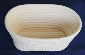 BetterJonny - 8" Oval Banneton Brotform Bread Dough Proofing Rattan Basket &amp; Liner Combo USA Delivery N2