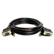 SVGA Super VGA HD15 M/M cable w/ 3.5mm Stereo Audio (Gold Plated) -50FT N6