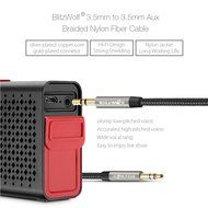 3.5mm AUX Cable, BlitzWolf Braided 3.3ft Universal Audio Cable Cord for Car, iPhone, Samsung, HTC, Sony, Nexus... N5
