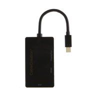 Mini DP to HDMI VGA Adapter, 2-in-1 (Two-In-One) Mini DisplayPort (Thunderbolt compatible) to HDMI/VGA converter... N42