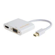 Mini DP to HDMI VGA Adapter, 2-in-1 (Two-In-One) Mini DisplayPort (Thunderbolt compatible) to HDMI/VGA converter... N44