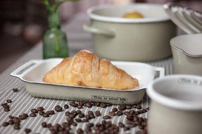 Finex Kitchen Premium Porcelain Enameled Steel Collection - Life Series (Blue) - Loaf Pan Roasting Casserole pan N22