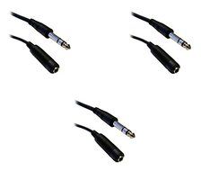 C&amp;E CNE40384 25-Feet 1/4-Inch Stereo Extension Cable, TRS, Balanced, 1/4-Inch Male to 1/4-Inch Female N8