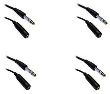 C&amp;E CNE40384 25-Feet 1/4-Inch Stereo Extension Cable, TRS, Balanced, 1/4-Inch Male to 1/4-Inch Female N9