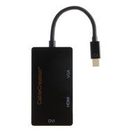 Mini DP to HDMI VGA Adapter, 2-in-1 (Two-In-One) Mini DisplayPort (Thunderbolt compatible) to HDMI/VGA converter... N52