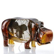 Deco Breeze Hippo Figurine Fan N2