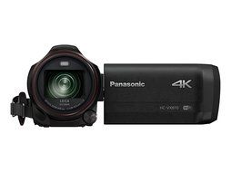 Panasonic HC-VX870K 4K Ultra HD Camcorder, Twin Video (PIP) WiFi from Smartphone Capture Feature (Black) N4