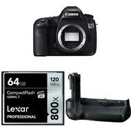 Canon EOS 5DS R Digital SLR with Low-Pass Filter Effect Cancellation (Body Only), 64GB Compact Flash Memory Card...
