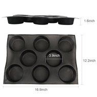 Yilove Non-stick Perforated Silicone Bread Baking Mold,4 loaf Molds N12