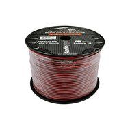 Audiopipe CABLE18BLACK Speaker Cable 18 Ga. 1000 Audiopipe; Red + Black