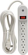 GE Indoor 6-Outlet Grounded Power Strip, 55253 N2