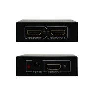 Mini HDMI Splitter 1x2 Amplifier Dual Display Full HD 1080P 3D HDCP for PS3 Xbox TV Support 1.4V 4Kx2K 3D With...