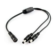 HitCar 1 to 2 Power Adapter Splitter Cable 12V 24V DC for CCTV Parking Camera Car Monitor N7