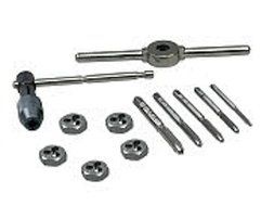 IRWIN Tools Machine Screw with Fractional Tap and Die Set, 12-Piece (24605) by Irwin Tools