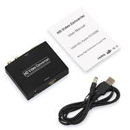 ESYNiC VGA to HDMi Converter Box 1080P VGA to HDMi HD HDTV Video Converter Adapter with RCA Phono Stereo Audio... N6