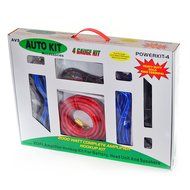 InstallerParts 2000W 4AWG Car Amplifier Hookup Kit N6