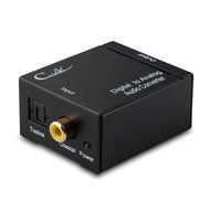 Optical Adapter &amp; Coaxial Audio Converter Cingk Digital Coax and Optical Toslink to Analog Audio Converter Decoder... N4