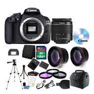 Canon EOS Rebel 1200D/T5 Digital SLR Camera + 18-55mm Lens +58mm Accessories N2