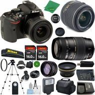 Nikon D5200 24.1 MP CMOS Digital SLR, NIKKOR 18-55mm f/3.5-5.6 Auto Focus-S DX VR, Tamron 70-300mm DI LD Zoom,...