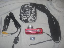 Olympus FE-310 Red 8.0 Mp Digital Camera N2