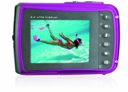 AquaPix W1024-P Waterproof Camera - Pink (10MP) 2.4 inch TFT LCD