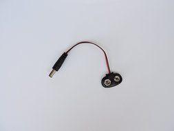 AspenTek 2.1 X 5.5mm Male Dc Plug to 9V Battery Clip Snap Accessories For Arduino(10 pieces packed) N3