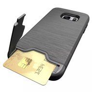 TYoung Soft TPU Brushed Skin Full Around Silicone Armor Case Shockproof Cover with Stand Support and Card Slot... N9