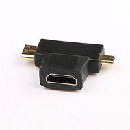 Boytond mini Golden Plated Hdmi Cable Adapters Changer Adapter Converter Mini Hdmi Micor Hdmi or male fmale for... N50