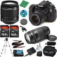 Canon EOS 70D Camera with 18-55mm IS STM Lens + 75-300mm III Zoom + 2pcs 16GB Memory + Camera Case + Memory Card...