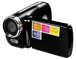 DV139 1.8 Inch TFT Screen 12.0MP Mini HD DV Digital Video Camera 4X Digital Zoom with Microphone (Black)