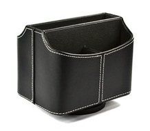 COSMOS PU Leather 360 Degrees Rotatable Remote control/controller TV Guide/mail/CD organizer/caddy/holder,Free... N2