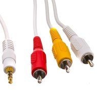 Aclgiants 3.5mm AV Audio Video Cable for iPod, 6 foot N3