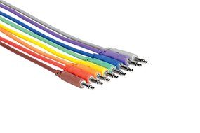 Hosa CSS-830 1/4 inch TRS to 1/4 inch TRS Balanced Patch Cables, 1 ft N2