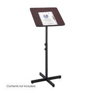 Safco Products 8921MH Adjustable Speaker Lectern Stand, Mahogany N4