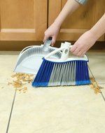 Quickie Dual Action Angle Broom with Dustpan N5