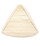 Agile-Shop 9 inch European Style Triangle Shaped Banneton Brotform Bread Dough Proofing Rising Rattan Basket with... N4