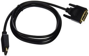 C&amp;E CNE96374 Premium Black DisplayPort Male to DVI Cable Male - 6 feet / 2 meters N6