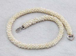 Elegant Real Freshwater Pearl Sweater Chain Set Two Way Set (A00193) N3