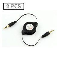 JINHEZO 3.5 mm Auxiliary Cable Cord for iPod/iPhone/Zune/Car Stereo/MP3 - Black