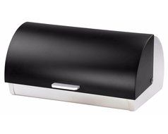Home Basics Bread Box - Stainless Steel/Frosted