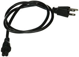 Monoprice 107687 3-Feet 18AWG 3 Prong AC Power Cord Cable for Laptop/Notebook C-5/5-15P, Black