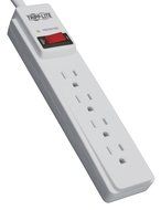 Tripp Lite 4 Outlet Surge Protector/Suppressor Power Strip, 4ft Cord, &amp; $1K INSURANCE (TLP404)