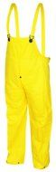MCR Safety 300BFL Wizard PVC/Nylon Flame Resistant Bib Overall without Fly, Yellow, Large by MCR Safety