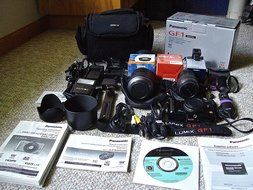 Panasonic Lumix DMC-GF1 12.1MP Micro Four-Thirds Interchangeable Lens Digital Camera Body (Black) N2