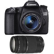 Canon EOS 70D Digital SLR Camera &amp; EF-S 18-55mm IS STM Lens with EF 75-300mm f/4-5.6 III Zoom Lens